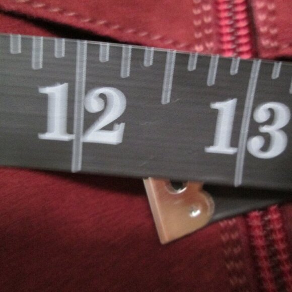 Diba Burgandy Buckle Sleek Bootie with Side Zipper and Block Heel-NWT - Picture 12 of 15